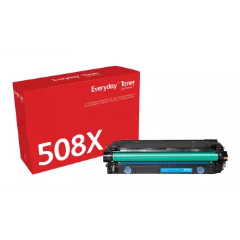 „Everyday™“ Cyan Toner, „Xerox“, suderinamas su HP 508X (CF361X), didelės talpos