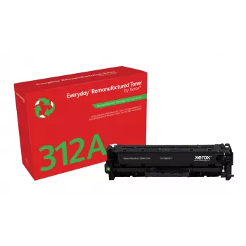 Xerox Everyday™ juodas perdirbtas toneris, suderinamas su HP 312A (CF380A), standartinės talpos