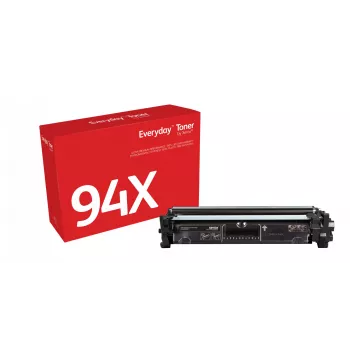 Juodas dažų kasetė Everyday™ Black Toner by Xerox, suderinama su HP 94X (CF294X), didelės talpos