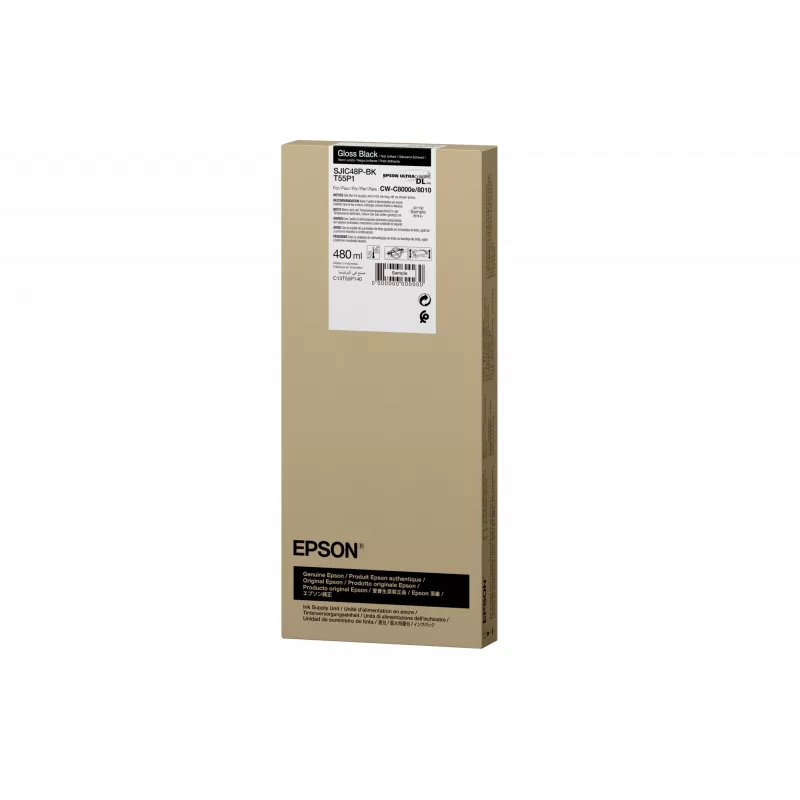 Epson SJIC48P-BK Original juoda kasetė (1 vnt.)