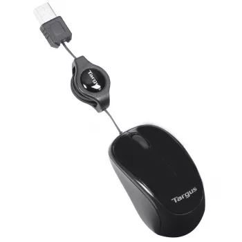 Targus AMU75EU pelė kelioninė Ambidextrous USB-A Blue Trace 1000 DPI