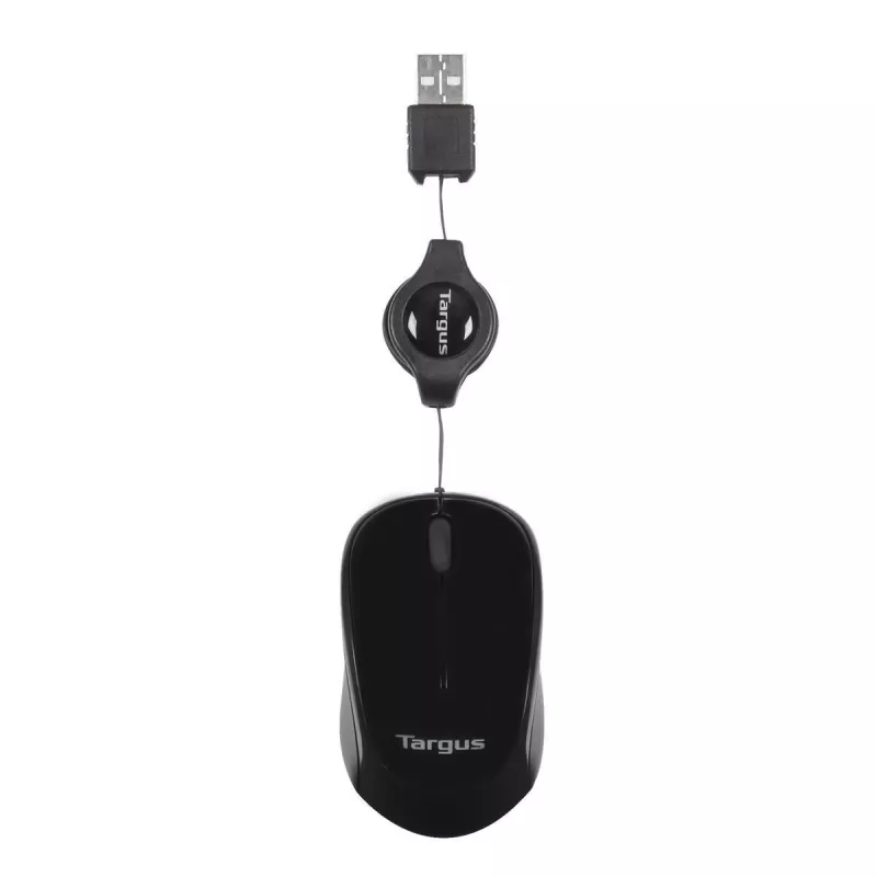Targus AMU75EU pelė kelioninė Ambidextrous USB-A Blue Trace 1000 DPI