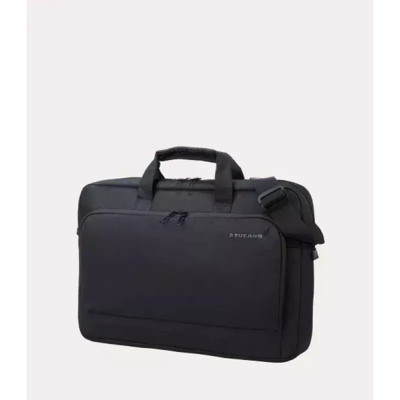 Apsipirkimo krepšys Tucano BORSA NB 17 perdirbtas plastikas Juoda Mėlyna