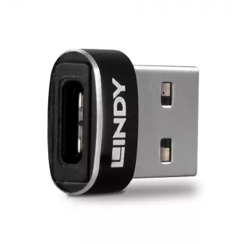 USB 2.0 žemo profilio adapteris Type A į C Lindy 41884