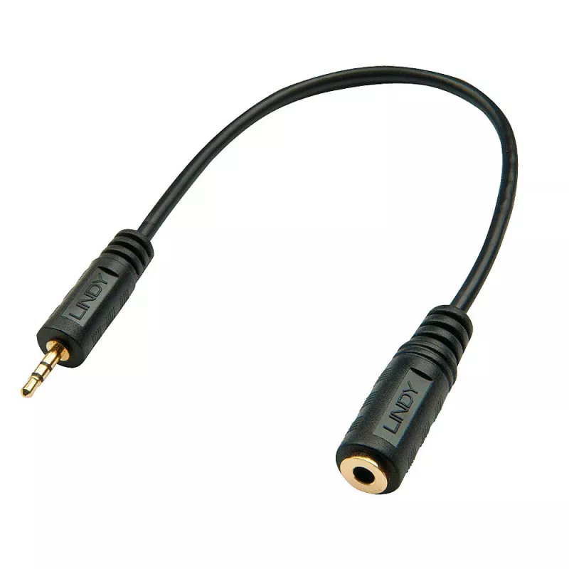 Lindy 2,5mm vyriškas į 3,5mm moteriškas garso adapteris