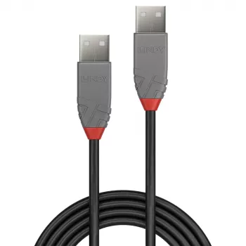 Lindy 0,5 m USB 2.0 A-A laidas, Anthra Line