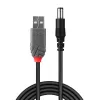 Lindy USB 2.0 Type A į 5,5 mm nuolatinės srovės kabelis, 1,5 m