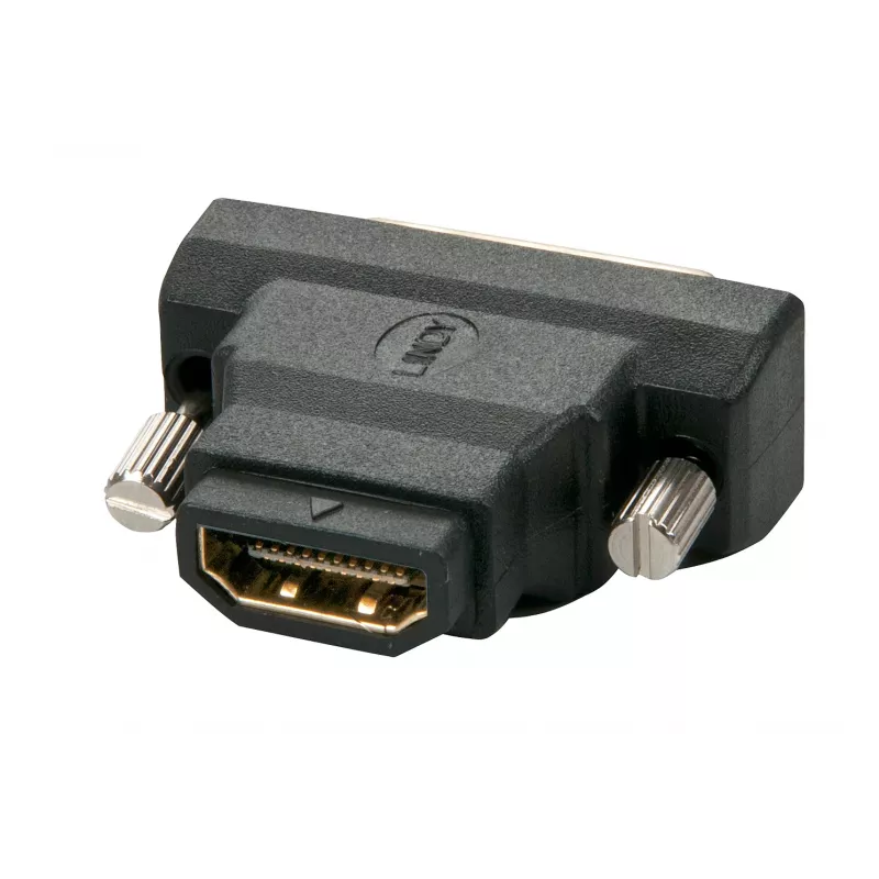 HDMI (mot.) į DVI-D (pat.) adapteris Lindy 41228