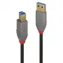 Lindy 5 m USB 3.2 Tipo A į B laidas, 5 Gbps, Anthra Line