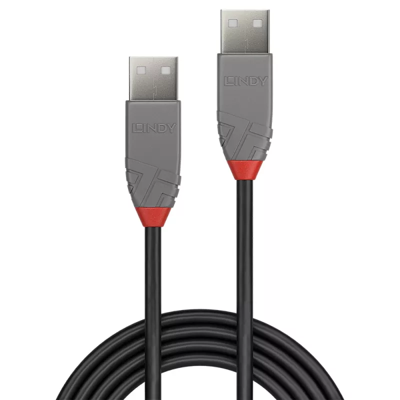 Lindy 0,2 m USB 2.0 A-A laidas, Anthra Line