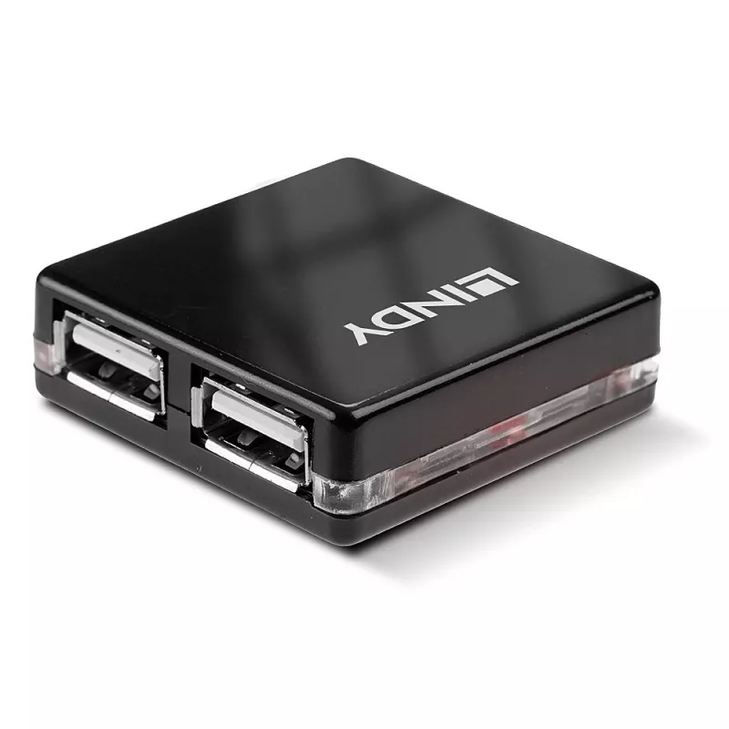 USB šakotuvas Lindy 4 prievadų USB 2.0 Mini Hub