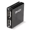 USB šakotuvas Lindy 4 prievadų USB 2.0 Mini Hub