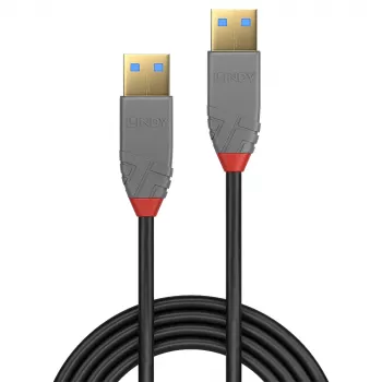 Lindy 3 m USB 3.2 A-A laidas, 5 Gbps, Anthra Line