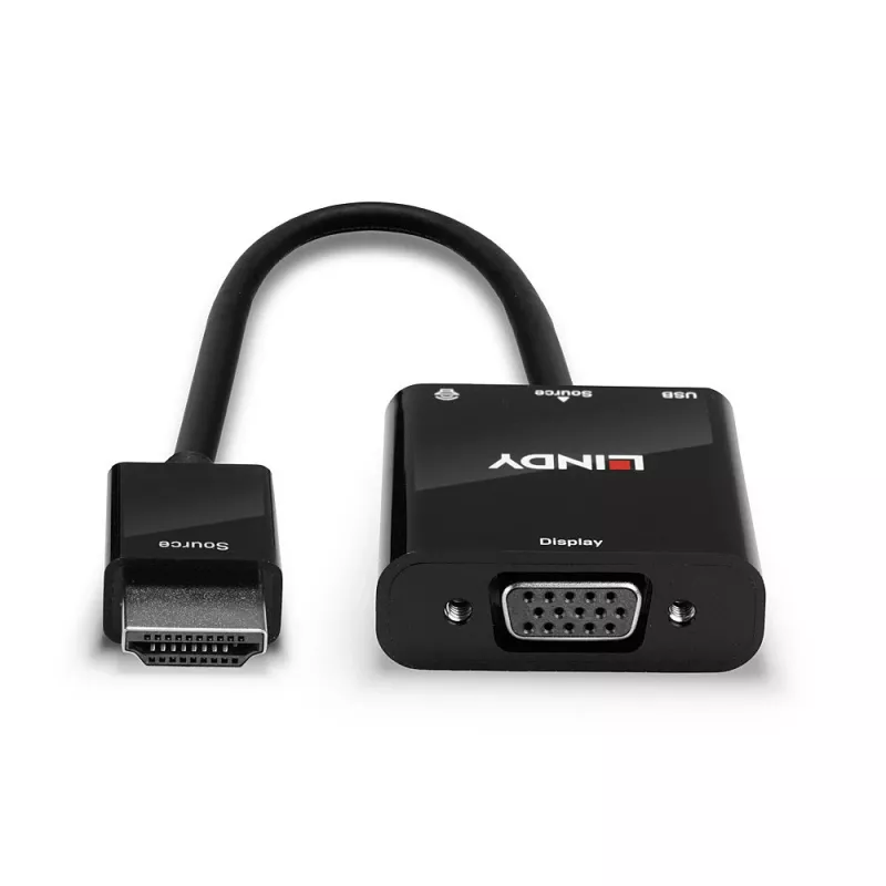 HDMI į VGA ir garso keitiklis Lindy 38285
