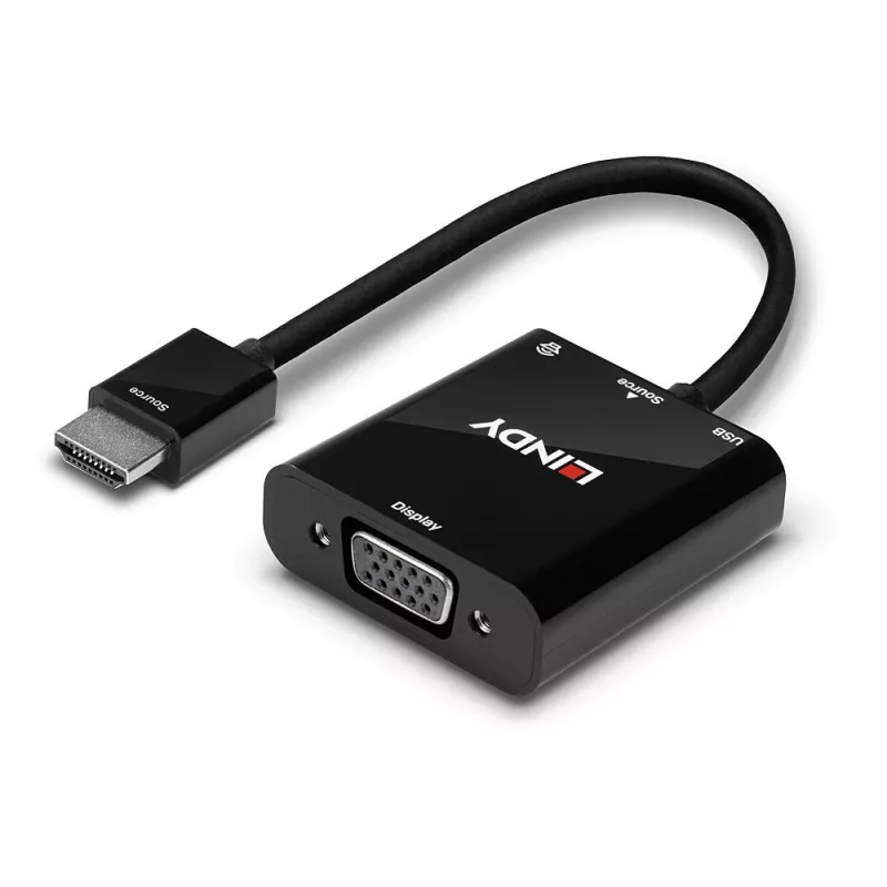 HDMI į VGA ir garso keitiklis Lindy 38285