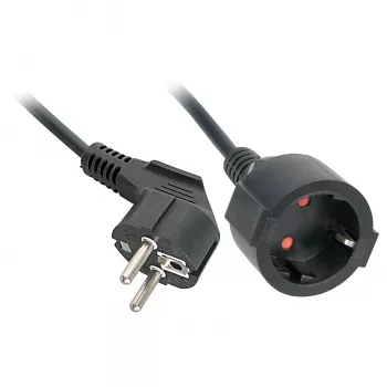 Lindy 30244 ilginimo laidas 3 m 2 AC lizdai Vidaus Juodas