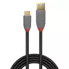 Lindy 1,5 m USB 3.2 Type A į C laidas, 10 Gbps, 5 A, PD, Anthra Line