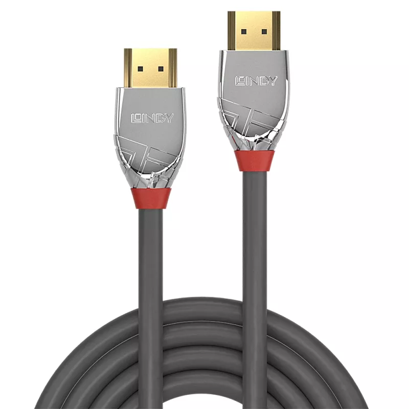 Lindy 0.5 m HDMI kabelis, High Speed, Cromo Line
