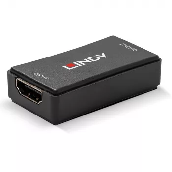 Lindy 50m HDMI 4K30 kartotuvas, HDCP 2.2, AV imtuvas, laidinis, juodas
