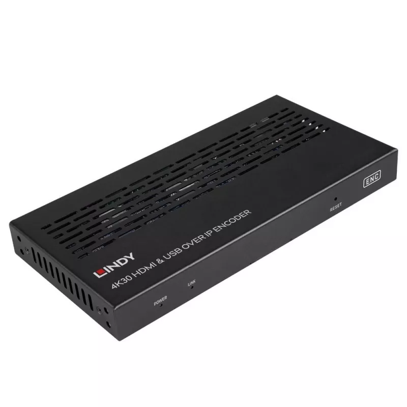 AV siųstuvas Lindy 4K30 HDMI ir USB per IP sistema – Enkoderis 3840 x 2160 pikselių