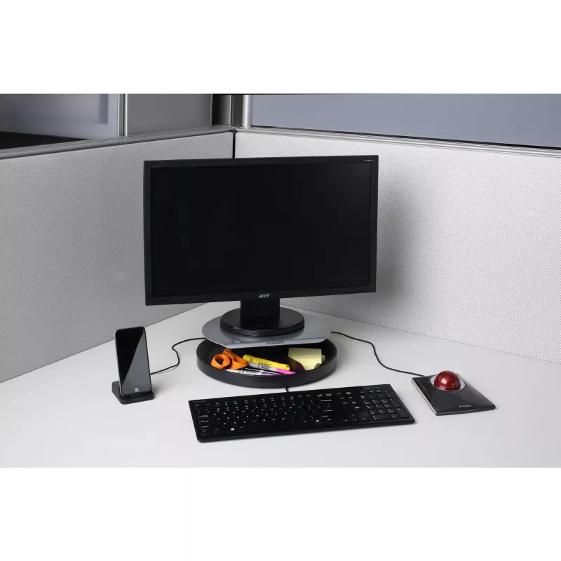 Kensington SmartFit Spin2 monitorio stovas - pilka