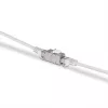 Lindy CAT 6A moteriškas keystone jungtuvas RJ-45 plokščias metalinis 1 vnt.
