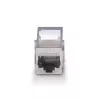Lindy CAT 6A moteriškas keystone jungtuvas RJ-45 plokščias metalinis 1 vnt.