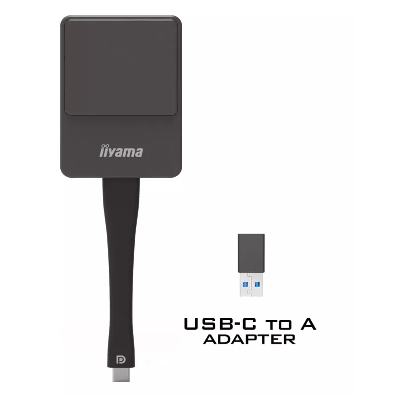 „iiyama WP D002C“ išmanusis TV raktas USB 4K Ultra HD juodas, sidabrinis