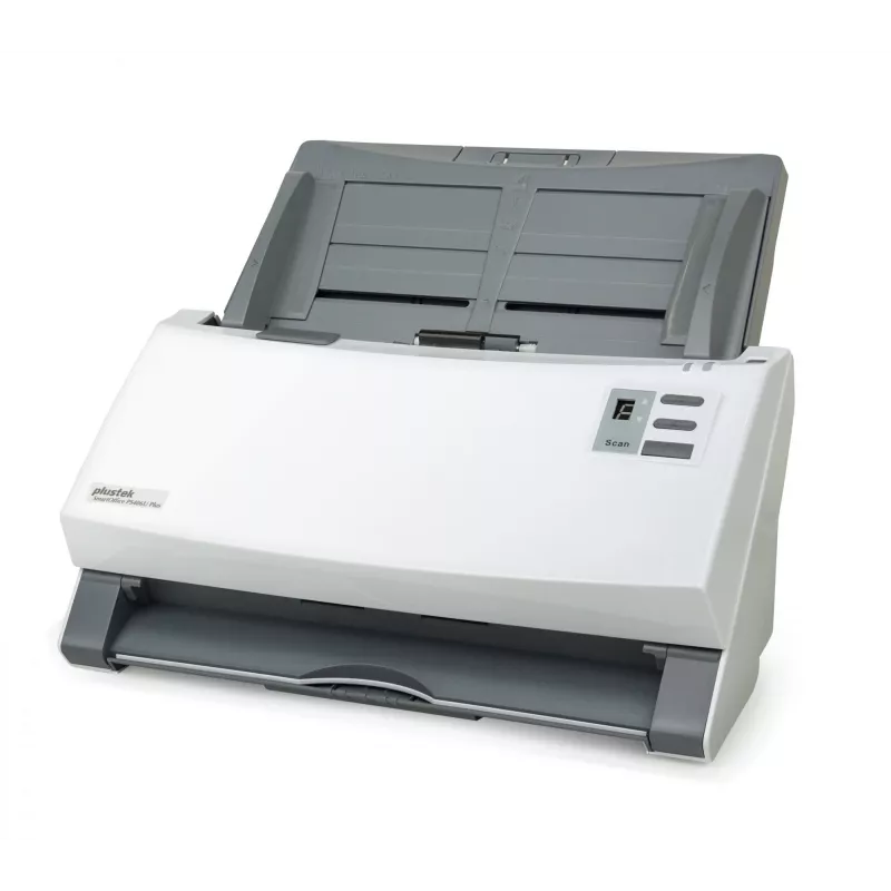 Plustek SmartOffice PS406U Plus ADF skaitytuvas 600 x 600 DPI A4 pilka, balta