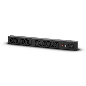CyberPower PDU20BHVIEC12R maitinimo skirstytuvas (PDU) 12 IEC-320 C13 lizdų 1U juodas