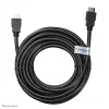 Neomounts HDMI25MM HDMI laidas - 7,5 metro, 7,5 m, 10,2 Gbit/s, Juodas