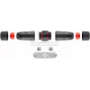 Jungtis Microconnect KON526 RJ-45 juoda