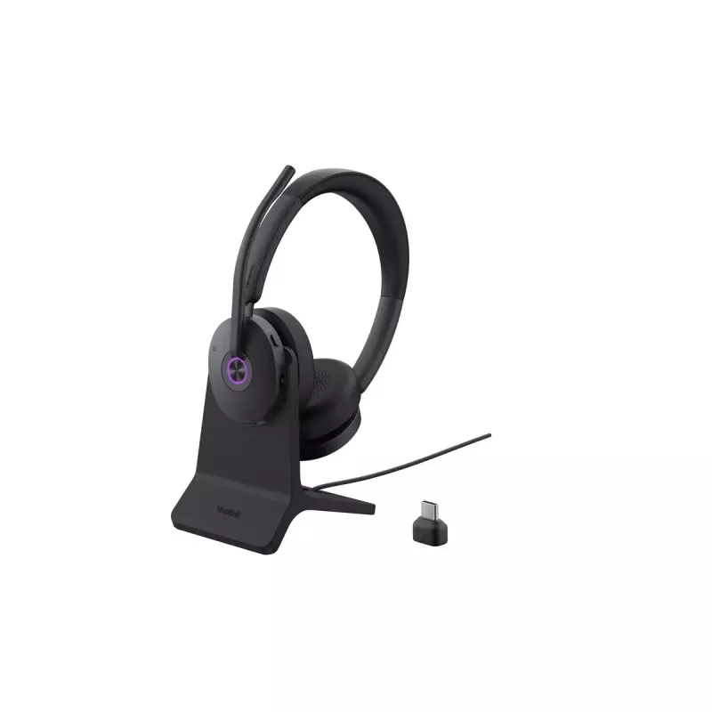 Yealink BH74 su stovu belaidė ANC ausinė UC USB-C/A