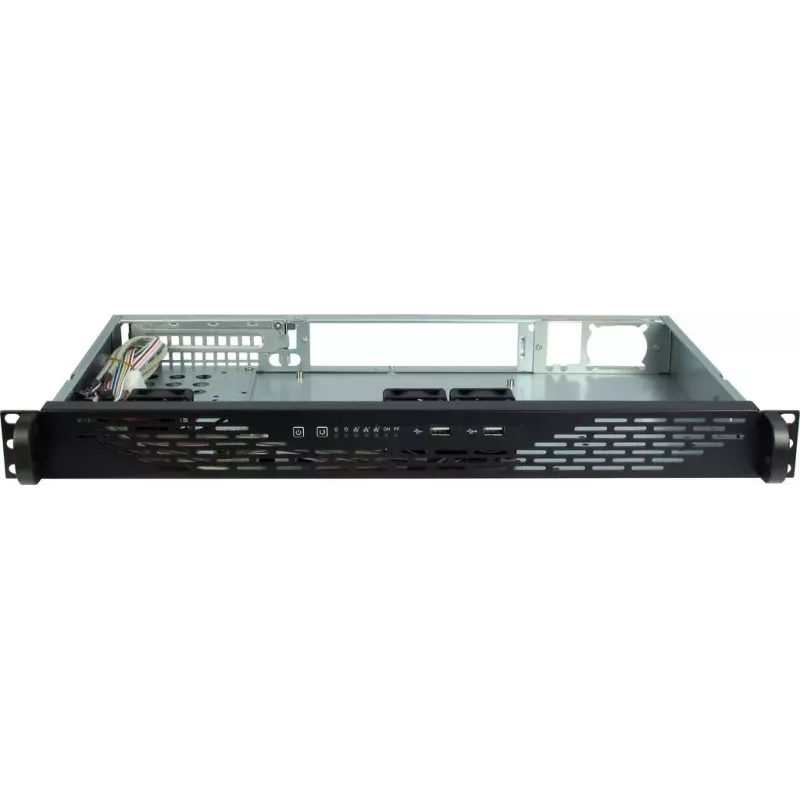 Serverinis korpusas Inter-Tech 1U K-125L Mini ITX pilkas