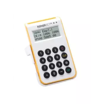 Skaitytuvas Smart Card Reiner SCT cyberJack one USB Baltas Geltonas