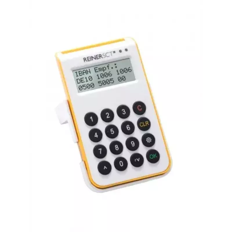 Skaitytuvas Smart Card Reiner SCT cyberJack one USB Baltas Geltonas