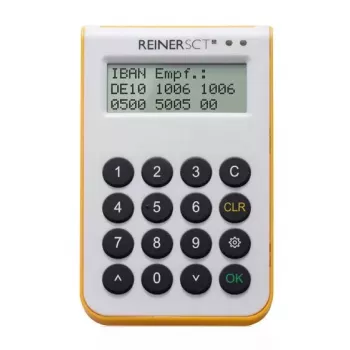 Skaitytuvas Smart Card Reiner SCT cyberJack one USB Baltas Geltonas