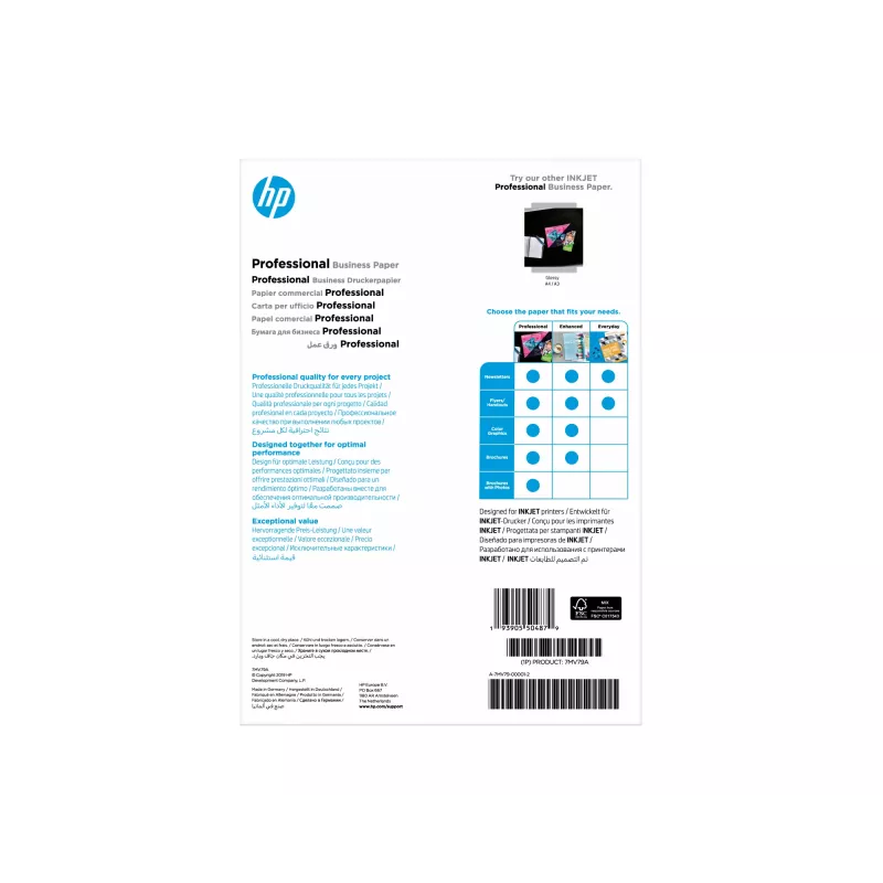 HP Professional Business Paper matinis 180 g/m² A4 (210 x 297 mm) 150 lapų