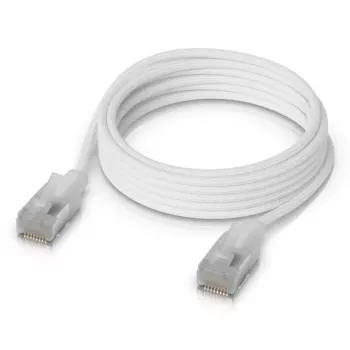 Tinklo laidas Ubiquiti UACC-Cable-Patch-EL-C6A-2M-W RJ-45 Cat6a 2 m permatoma balta