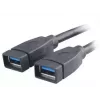 USB laidas 2 x USB A Akasa AK-CBUB09-15BK Juoda