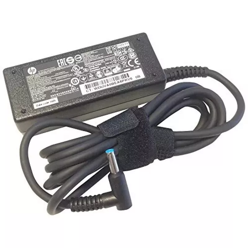 AC adapter HP 45W Smart NPFC 3 kaiščių modelis 854054-001 – 45W maitinimo blokas HP nešiojamiesiems kompiuteriams (atidaryta pakuotė)