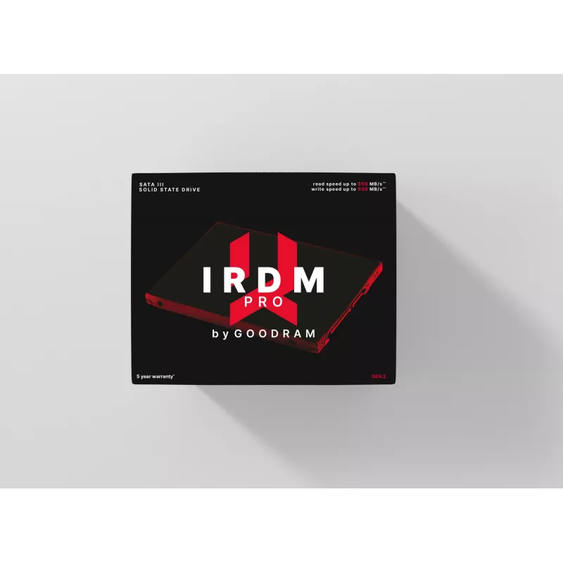 Goodram IRDM PRO gen.2 512 GB 2.5 colio SATA III 3D TLC NAND SSD