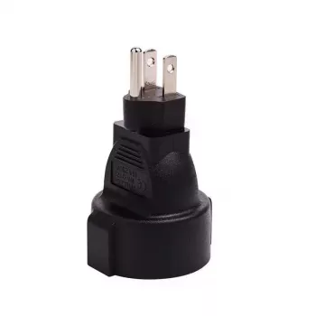 MicroConnect PETRAVEL3 kištukinis adapteris B tipas į F tipą juodas