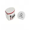 Microconnect PETRAVEL12 universalus kelioninis adapteris su USB įkrovikliu balta