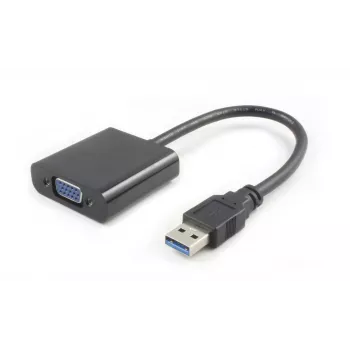 Microconnect USB3.0VGA USB grafikos adapteris 1920 x 1080 pikselių Juoda