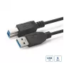 Microconnect USB3.0AB5B USB laidas USB 3.2 Gen 1 (3.1 Gen 1) 5 m USB A USB B juodas