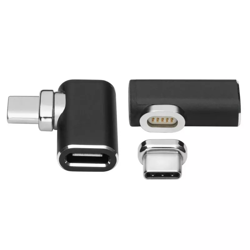 Microconnect USB3.1CCMF-MAGNETIC magnetinis USB-C adapteris, juodas