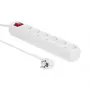 Microconnect GRU0065W ilginimo laidas 5 m, 6 kištukiniai lizdai, vidaus naudojimui, baltas