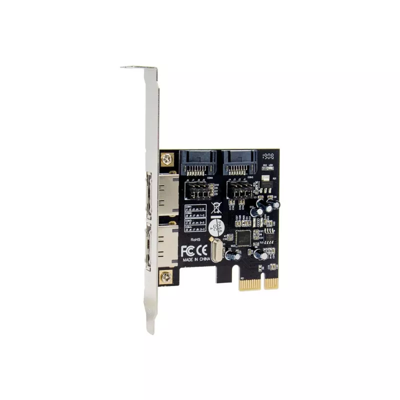 Microconnect MC-SATA3-T4 vidinis SATA adapteris su PCI Express 2.0 sąsaja, 2x SATA III 6 Gb/s