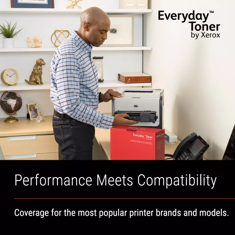 Juodas kasetė „Everyday™“ firminis „Xerox“ suderinama su HP 147X (W1470X), didelės talpos